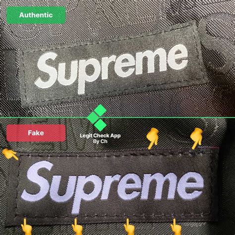 supreme ss19 waist bag fake|real vs false supreme shoes.